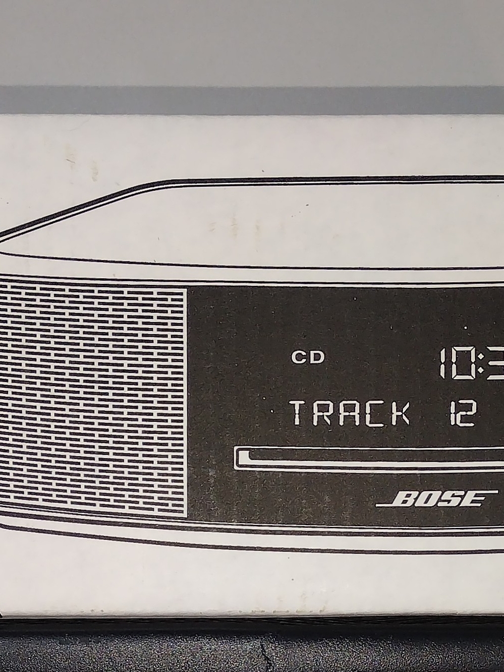 Bose Black and White In-Dash CD Receiver